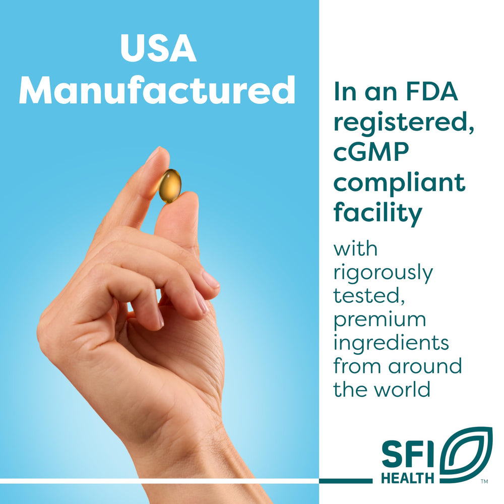 SFI Health branding indicating Klaire Labs magnesium supplement