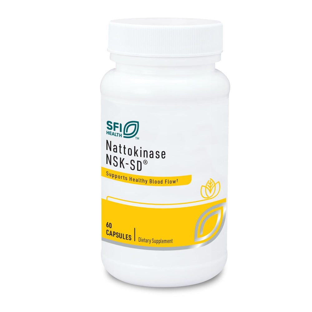 Klaire Labs SFI Nattokinase NSK-SD 60 capsules packaging