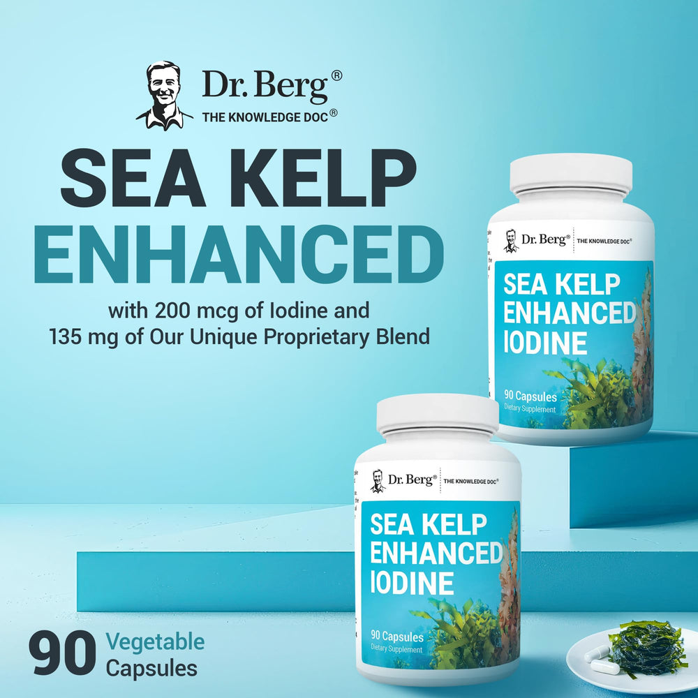 Klamath blue-green algae and sea kelp blend