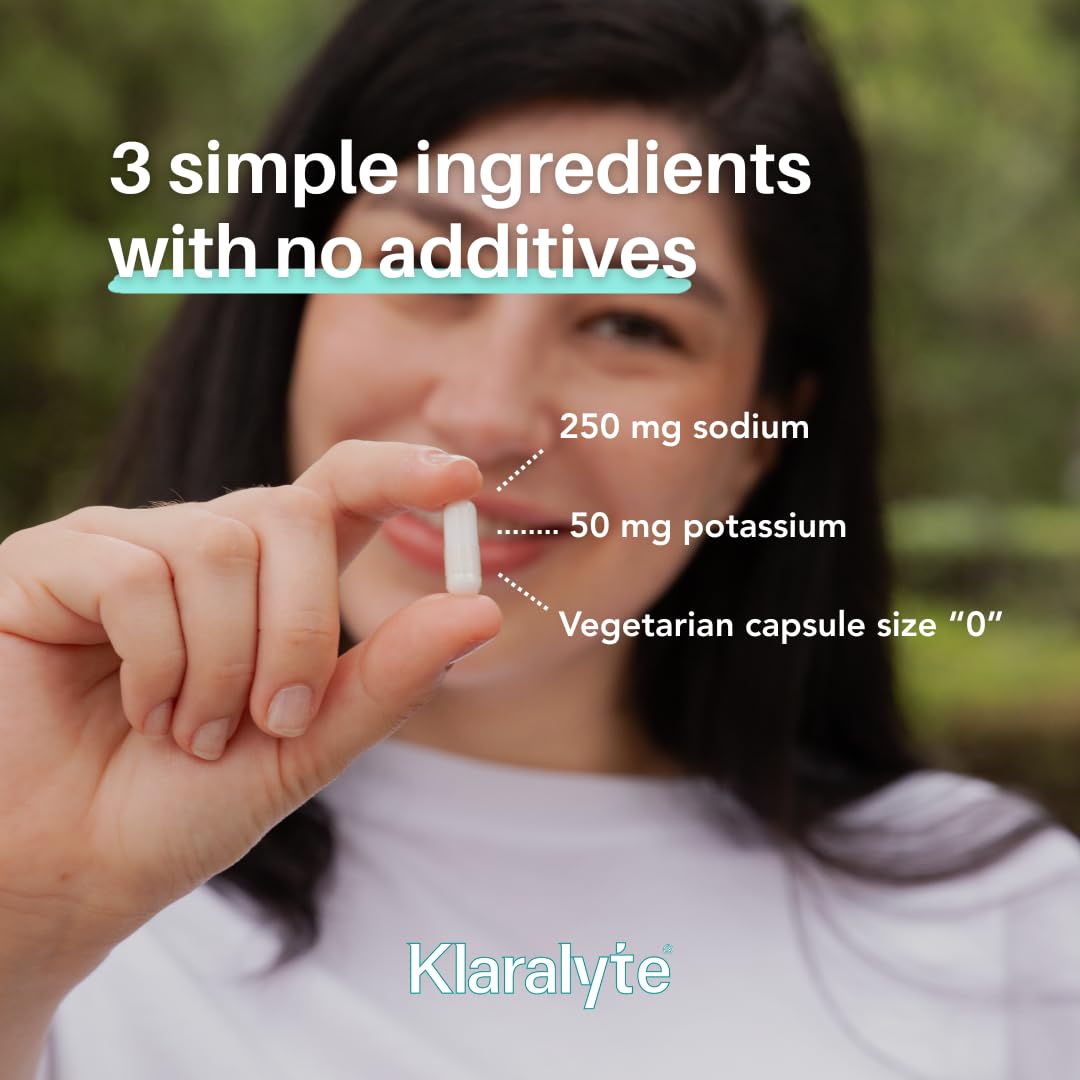 Close-up of Klaralyte vegetarian capsule