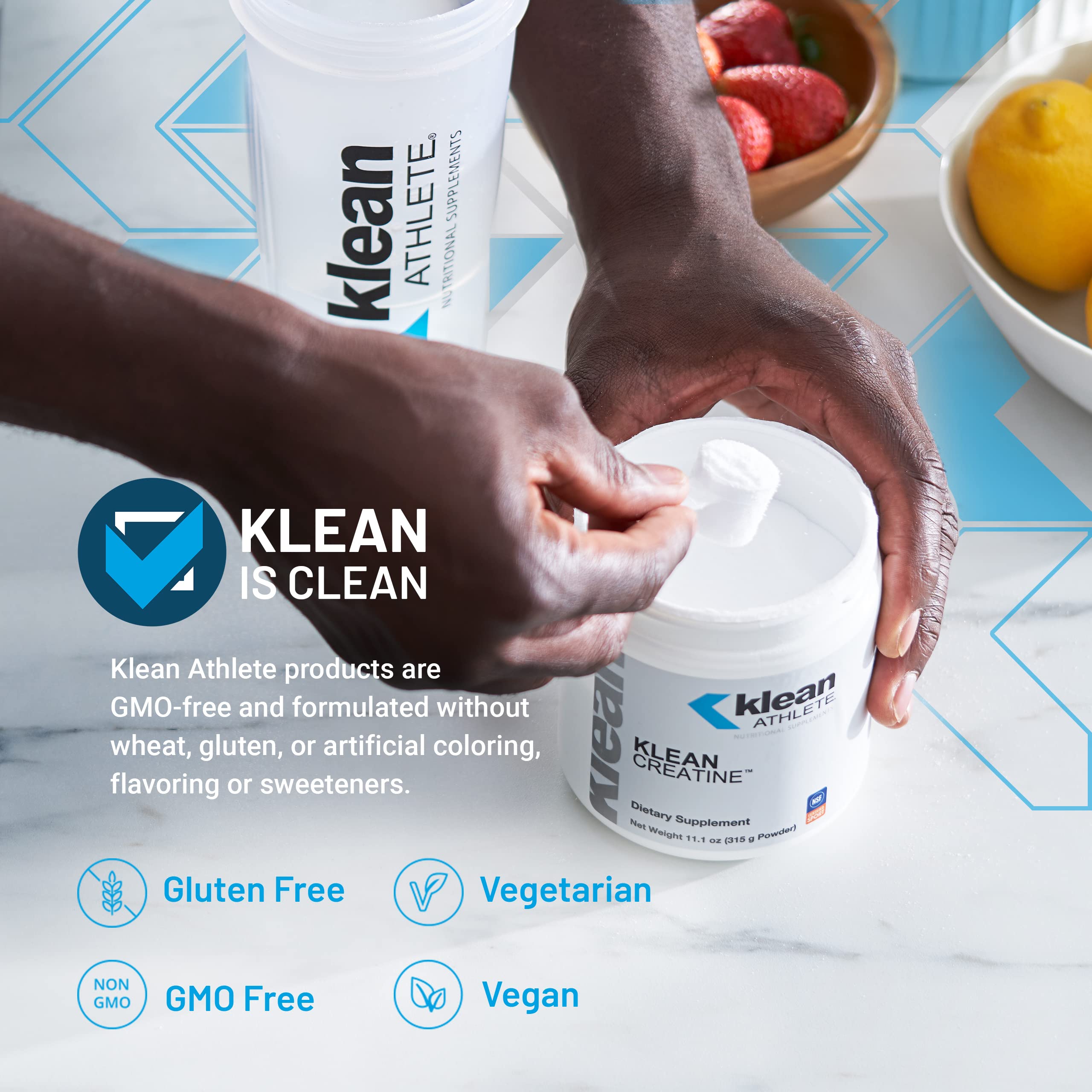 Klean Creatine label close-up