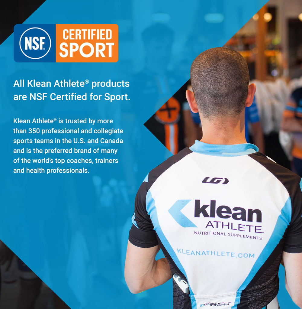 Klean Athlete Klean Isolate being poured into milk for a quick protein option