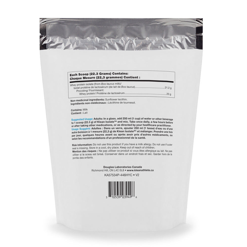 Klean Athlete Klean Isolate shake in glass showing easy beverage integration