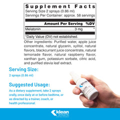 Close-up of the Raspberry Lemonade Melatonin bottle label