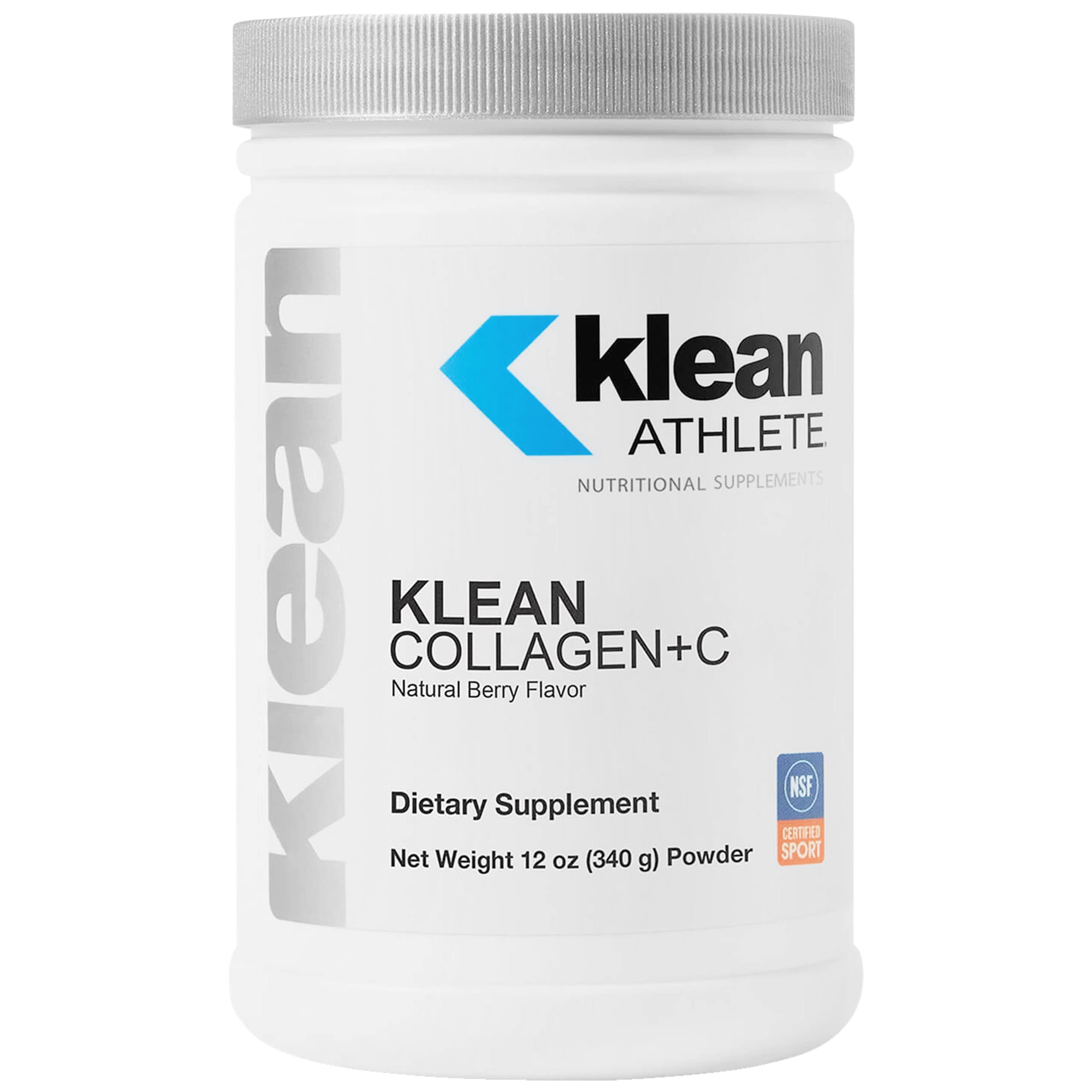 Klean Collagen+C bottle label with Berry flavor