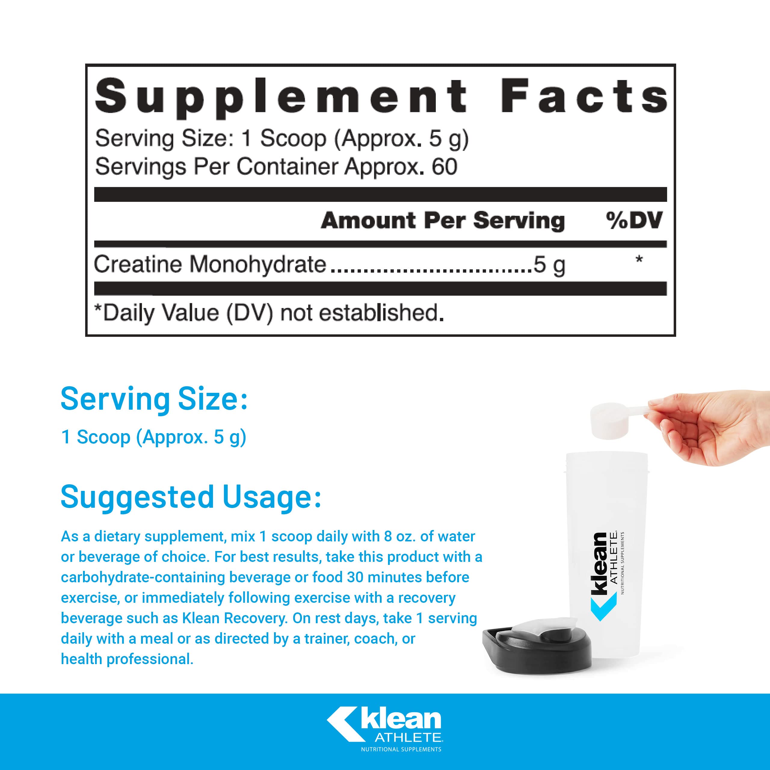 Back view showing supplement facts and ingredients.