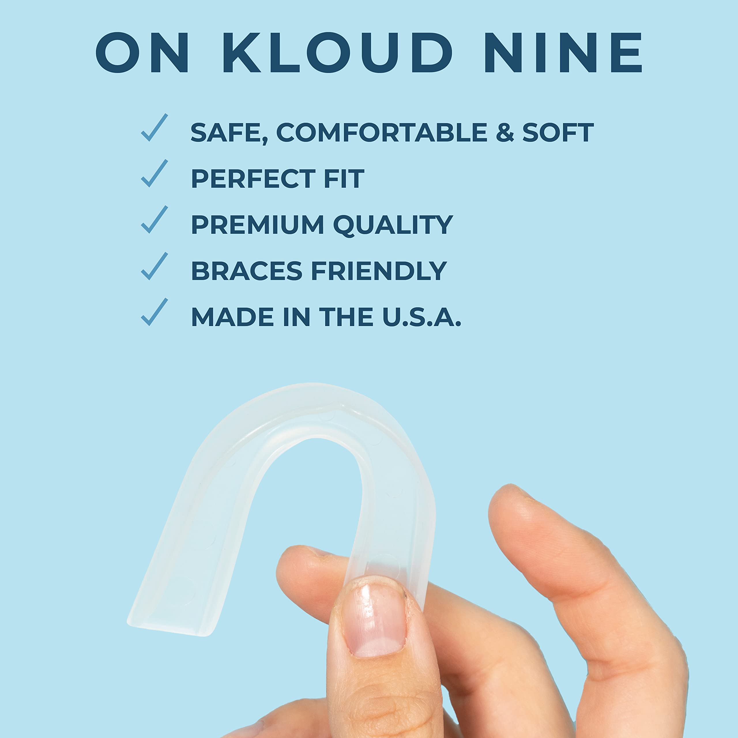 Front view of Clear Kloud Night Guard