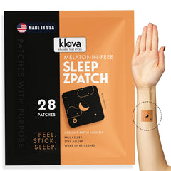 Klova Melatonin-Free Sleep Patch - front view