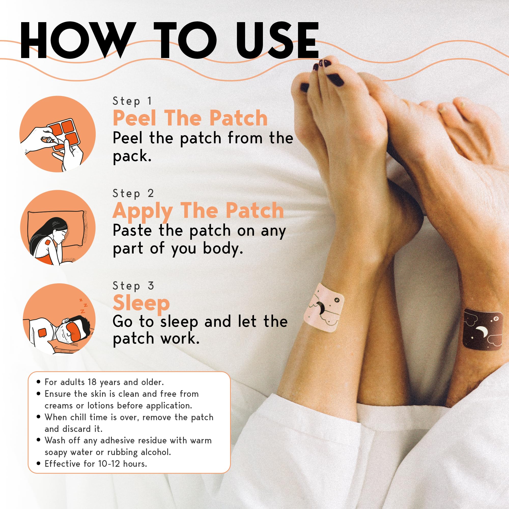 Klova Sleep Patch packaging showing 28 patches