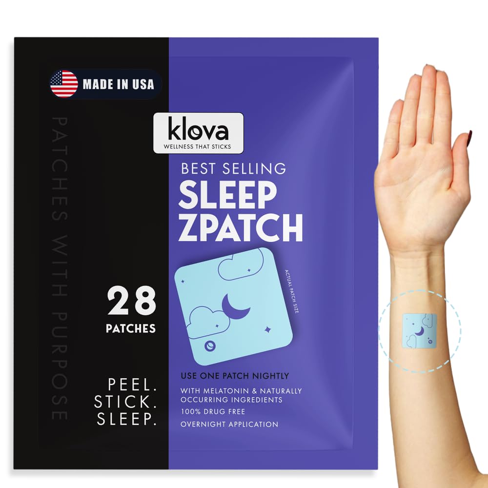 Klova ZSleep Patches packaging and blister pack