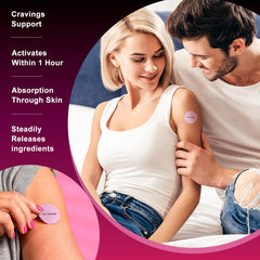 In-use view of patch application as part of a 3-step process