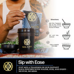 Koa Kava bulk 450 bag label front