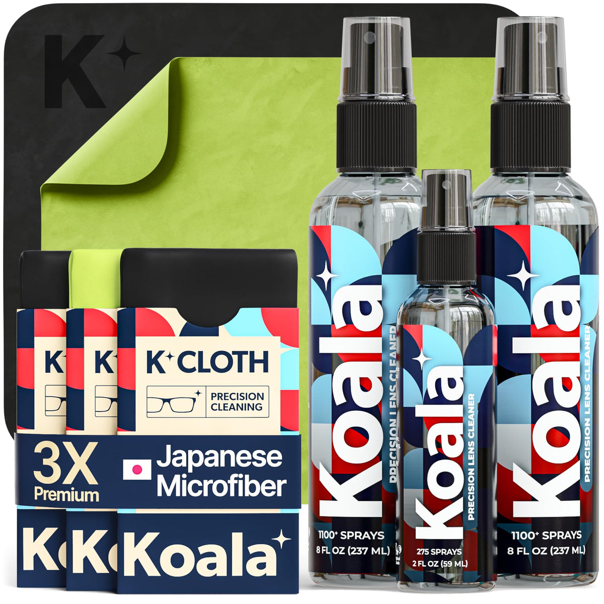 Koala Eyeglass Cleaner Kit box front view