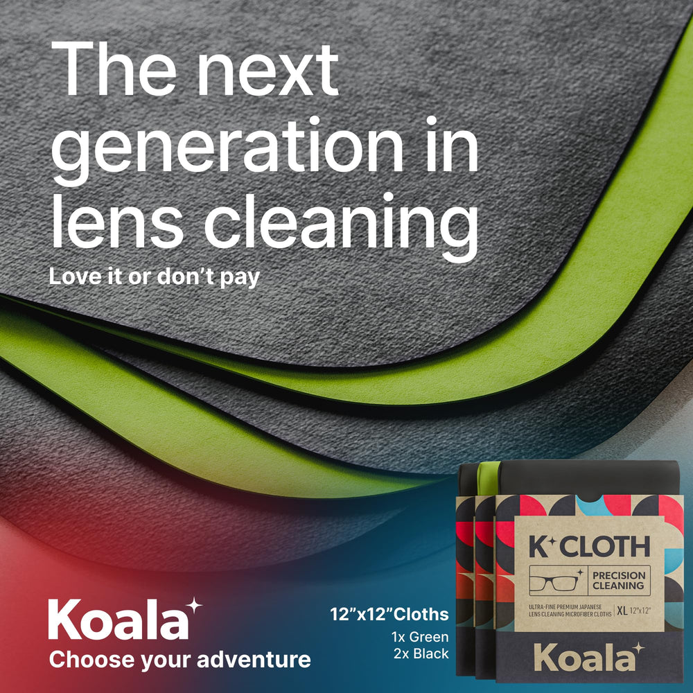 Cloth used to wipe camera lens clean and streak-free