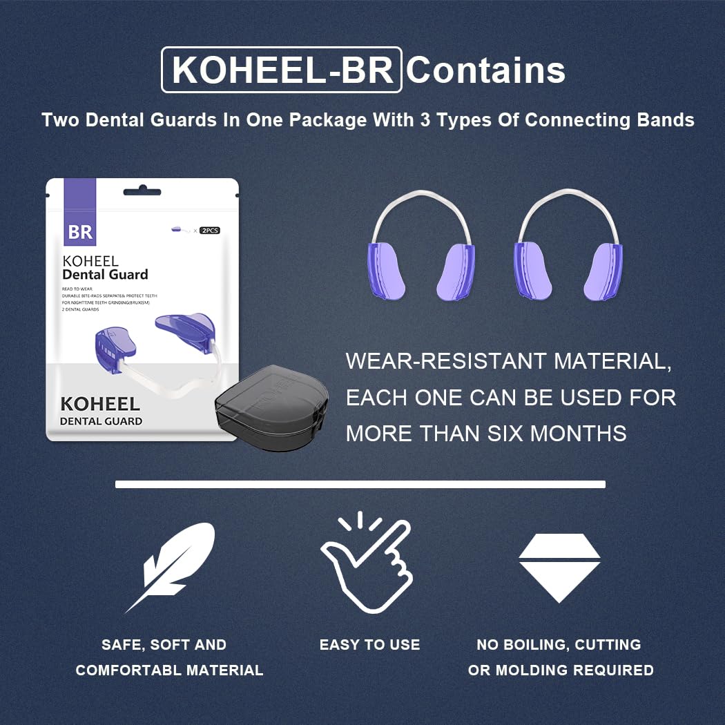 Mouth guard worn on upper and lower teeth for secure comfort
