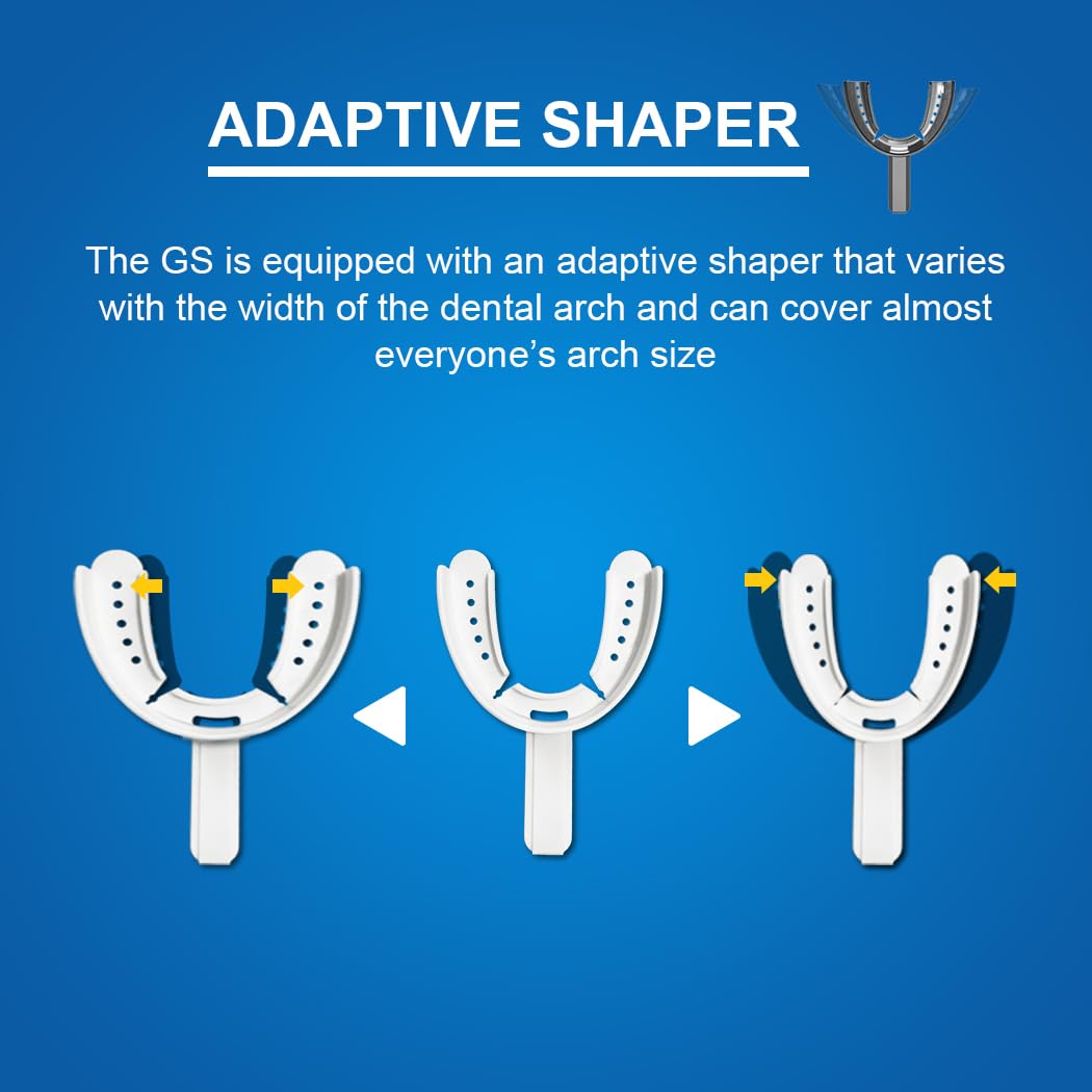 Mouth guard worn at night to relieve bruxism