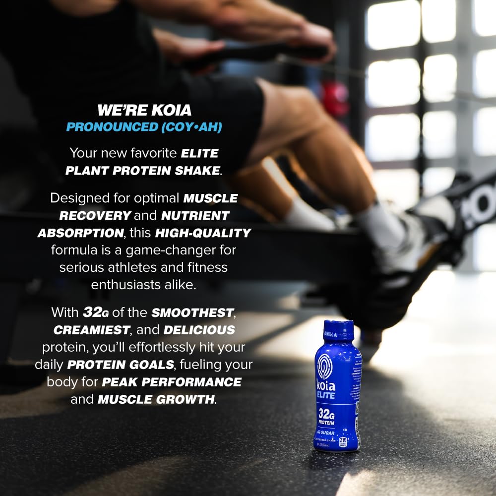 Koia Elite packaging and 12-pack display