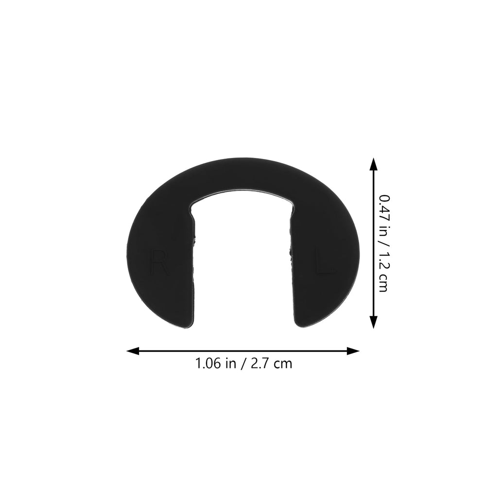 Nose pad supports to keep glasses in place