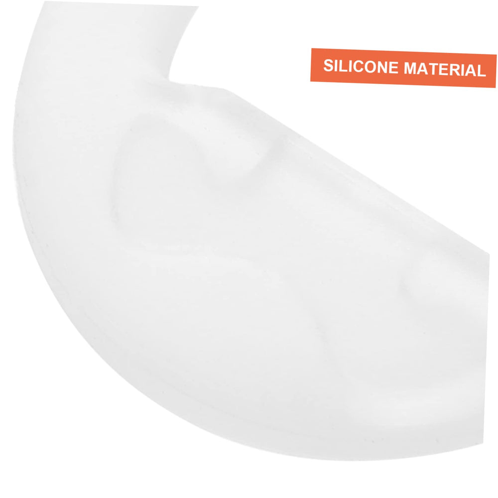 Nose pads attached to a full-frame eyeglass frame