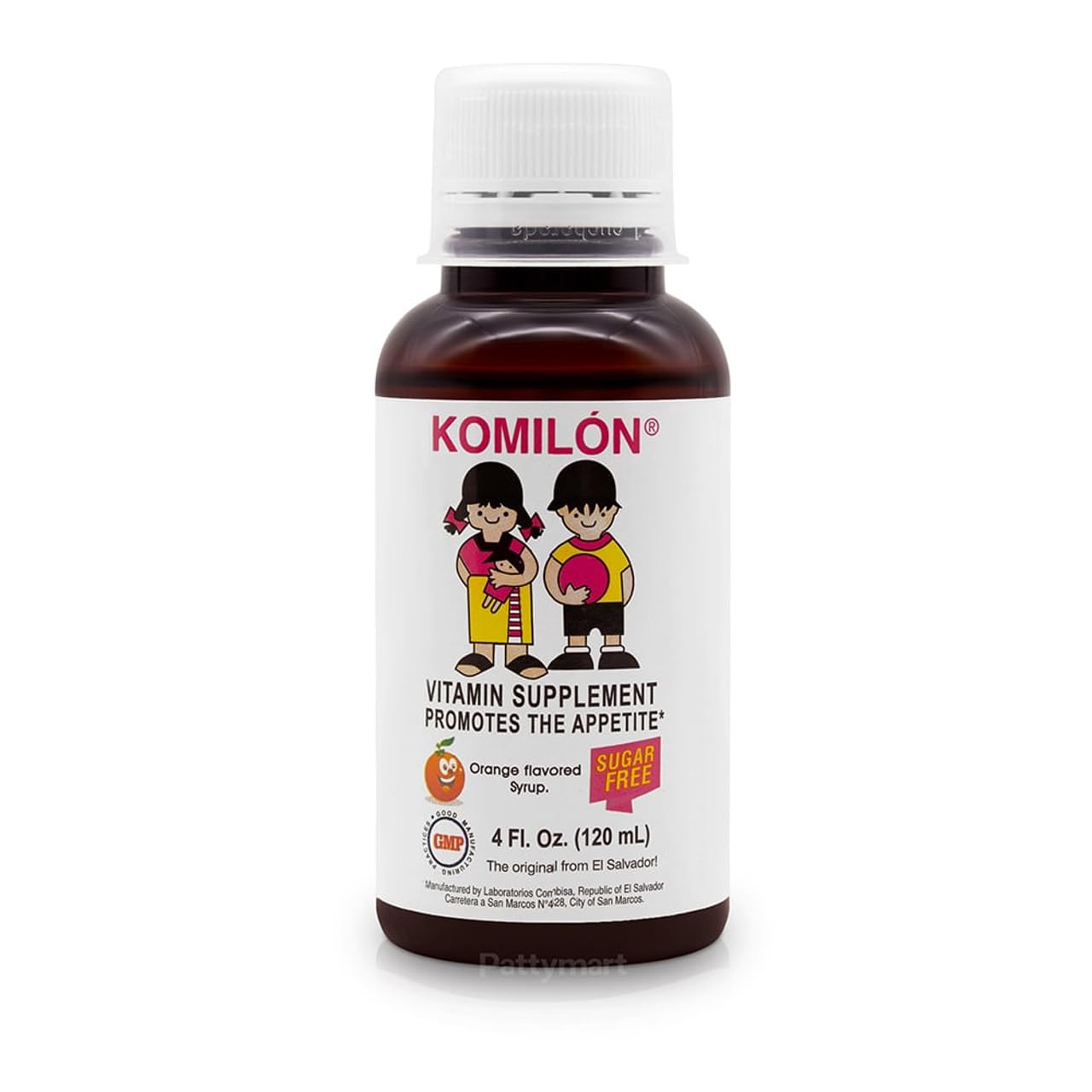 Komilón dietary supplement bottle 4 oz