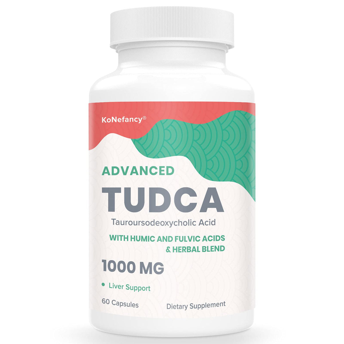 KoNefancy TUDCA Liver Supplements bottle 1000 mg