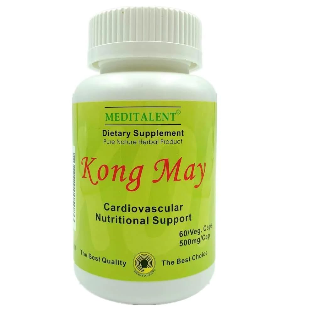 Kong May herbal supplement bottle by Meditalent – 60 capsules