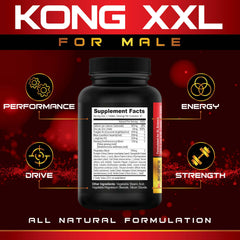 Close-up of Kong XXL bottle