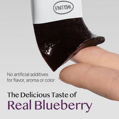 Blueberry-flavored collagen jelly stick ready to eat