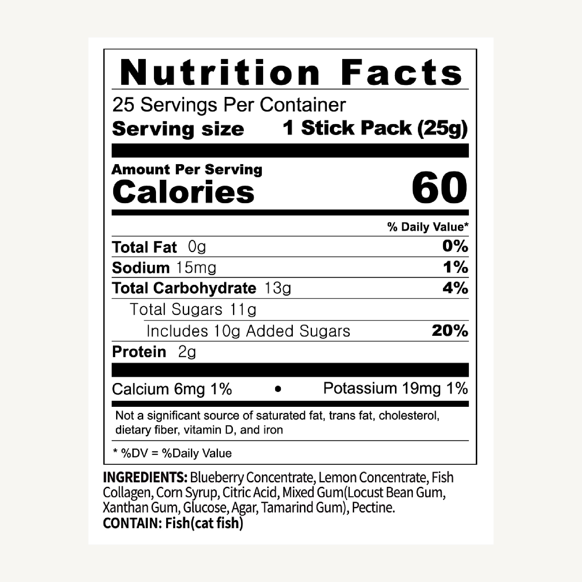 Box of Korean collagen jelly sticks for hair and nails