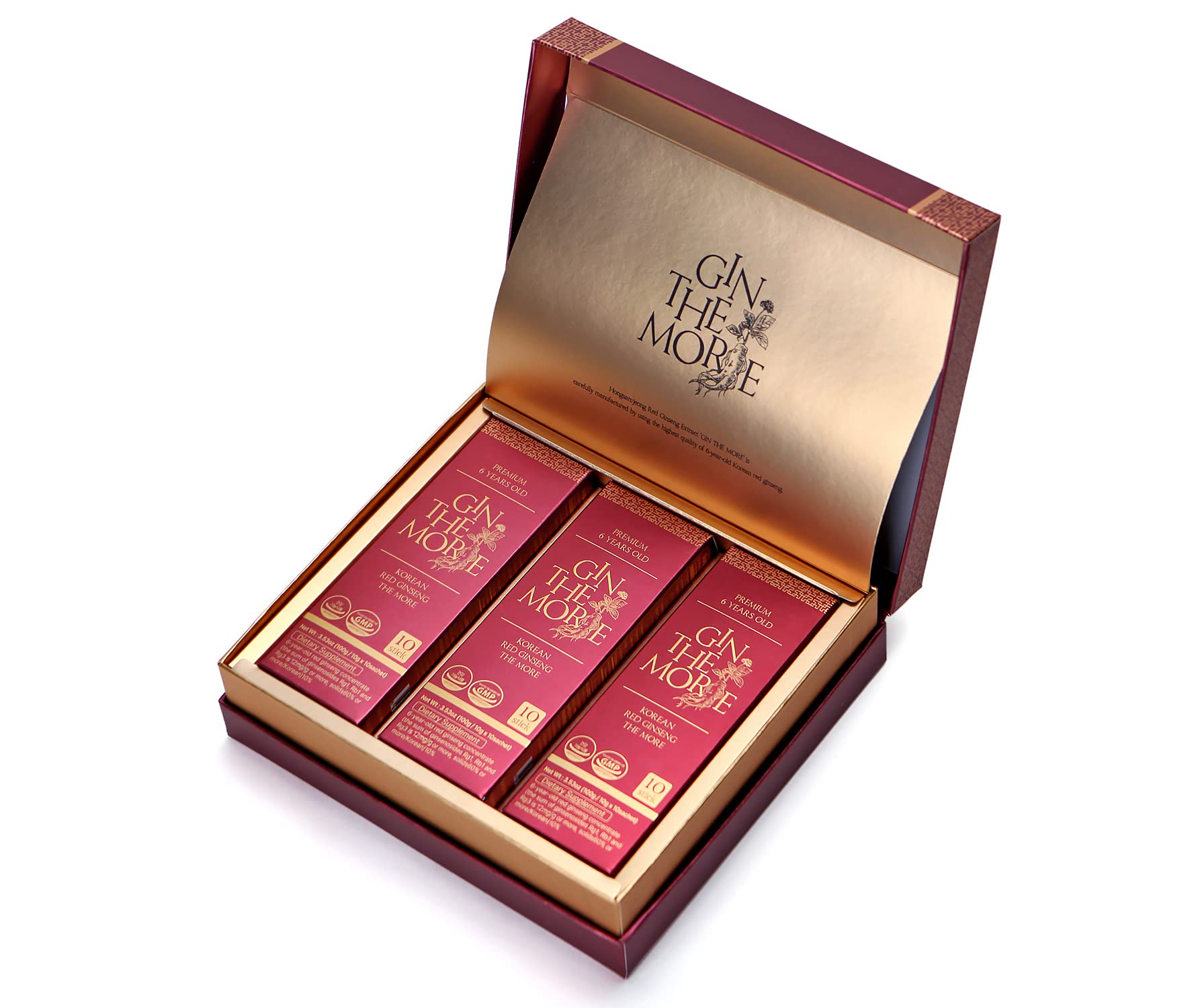 Korean Red Ginseng sticks box showing 30 sachets