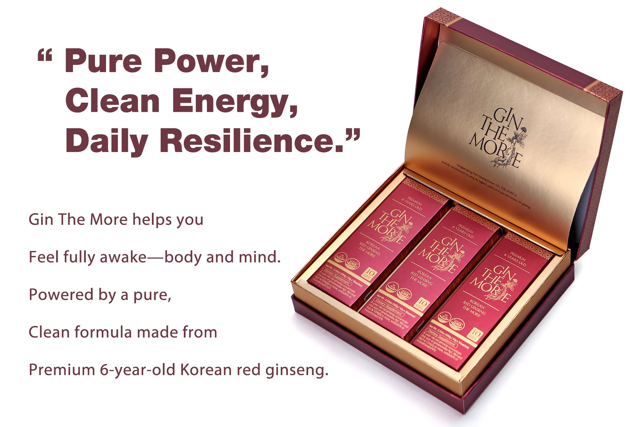 Luxurious gift box design for Korean Red Ginseng