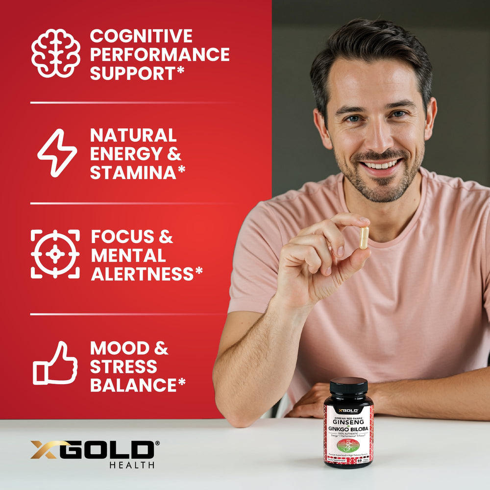 Ginkgo Biloba extract powder and capsules shown together