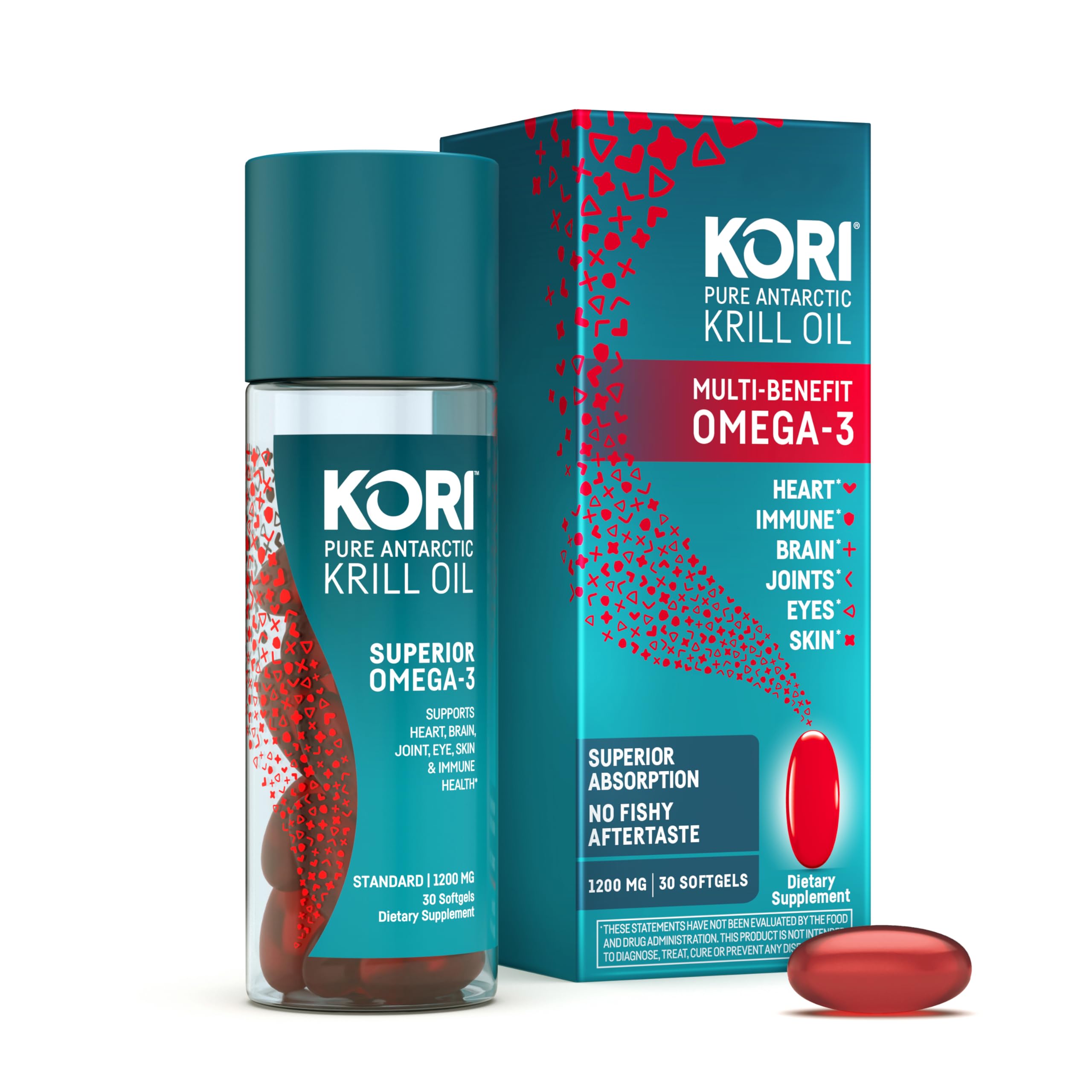 Kori Krill Oil bottle front view