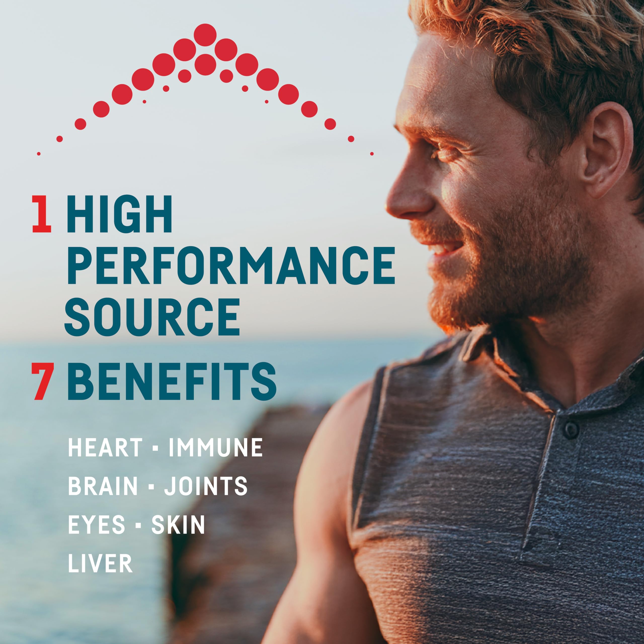 Illustration of EPA and DHA content in Kori Krill Omega 3 Excel