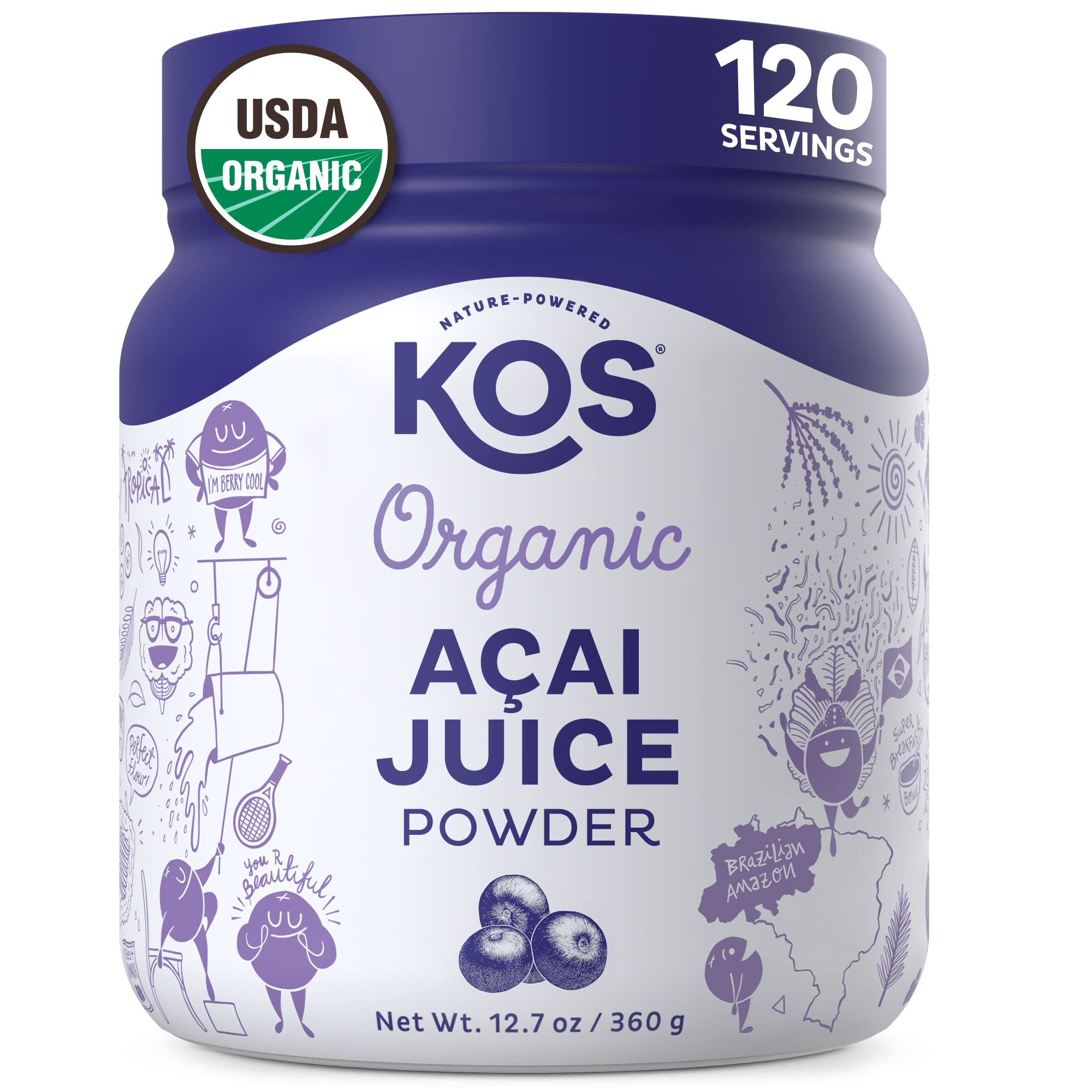 KOS Organic Acai Juice Powder – hero image