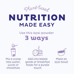 KOS Organic Acai Juice Powder packaging