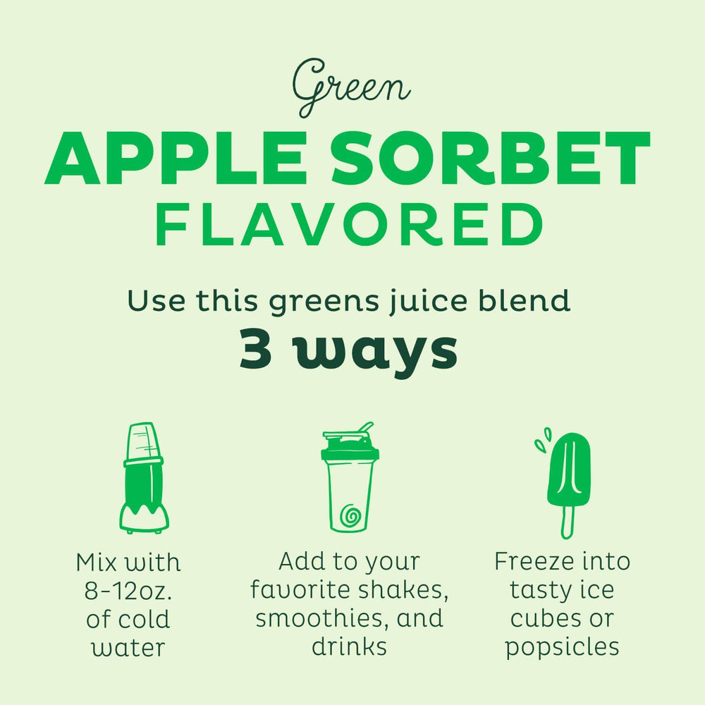 Front view of Kos Organic Super Greens Powder packaging