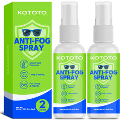 Kototo Eye Glass Cleaner Spray 2 Pack front view with two 60ml bottles
