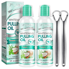 KPNEMA Coconut Mint Oil Pulling Mouthwash bottle front view