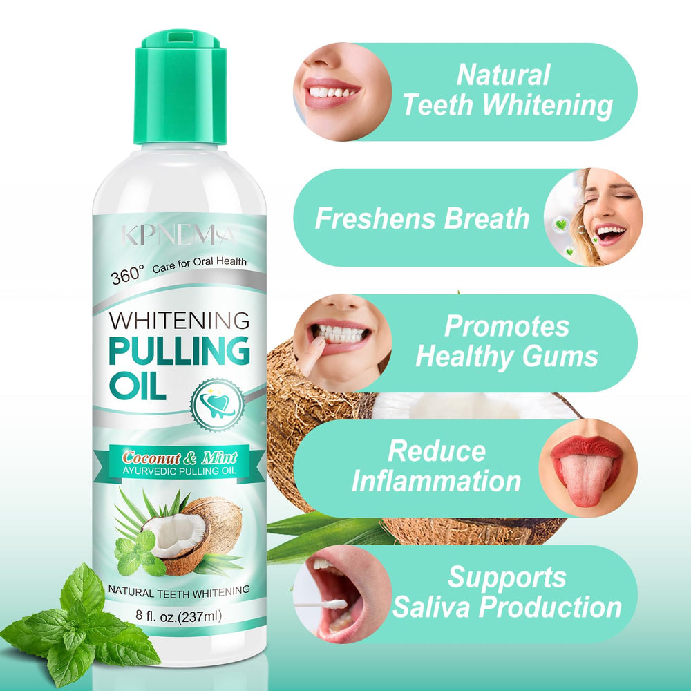 Mint leaves beside mouthwash bottle representing fresh breath