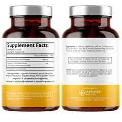 Close-up of capsules showing 500mcg KPV per serving