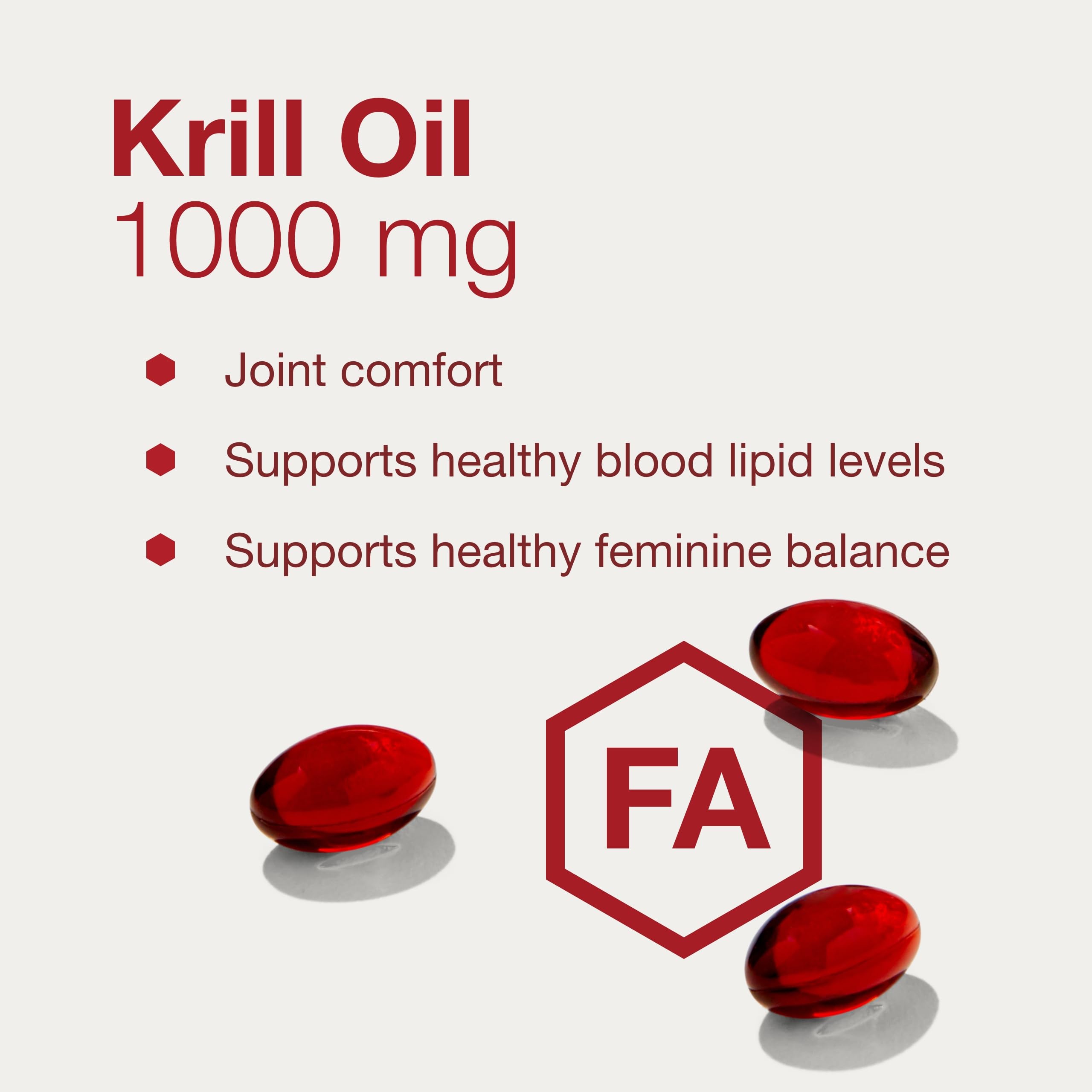 Astaxanthin-rich krill oil illustrating natural antioxidant properties