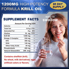 EPA and DHA phospholipid-bound Omega-3 in krill oil