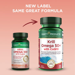 Graphic illustrating PhosphoBoost Krill Oil and Ultra-Pure Fish Oil blend