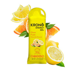 Krono Nutrition Energy Gel Citrus Fruits – front box view