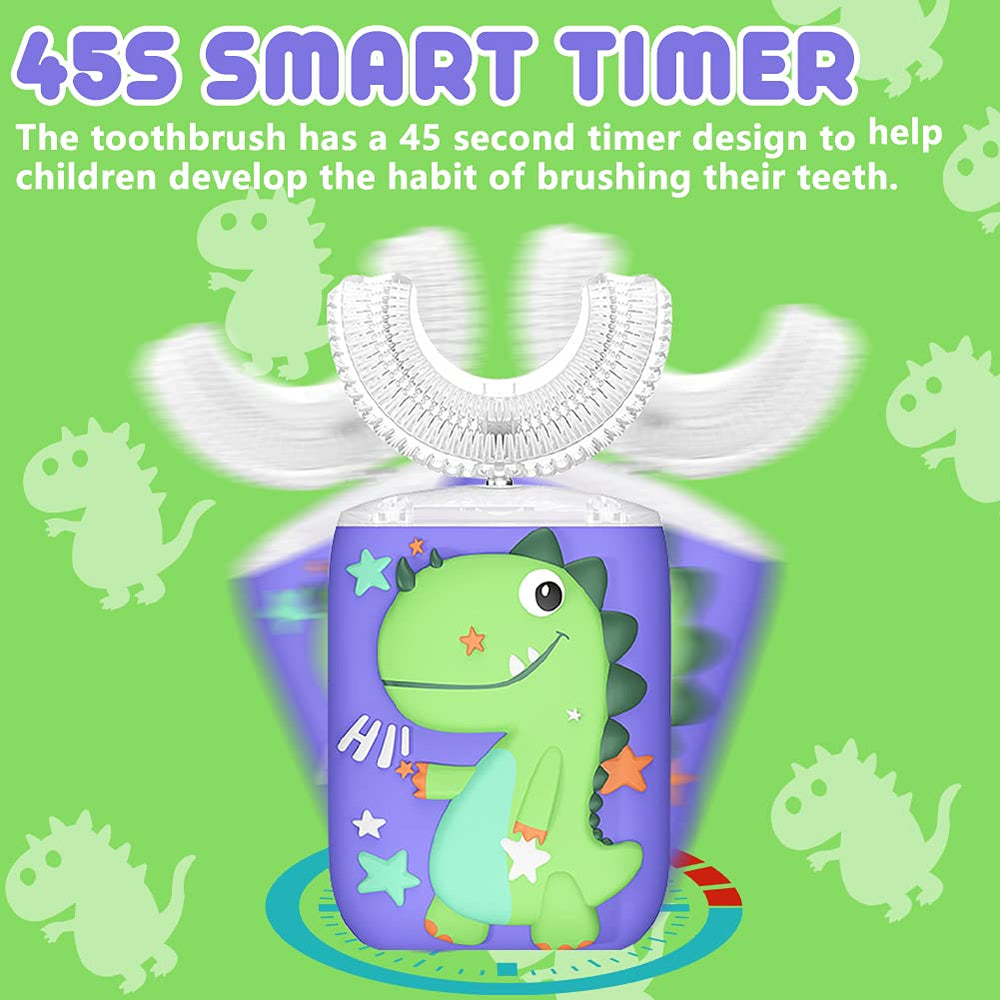 Close-up of U-shaped food-grade silicone head for kids' tender gums