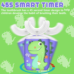 Close-up of U-shaped food-grade silicone head for kids' tender gums