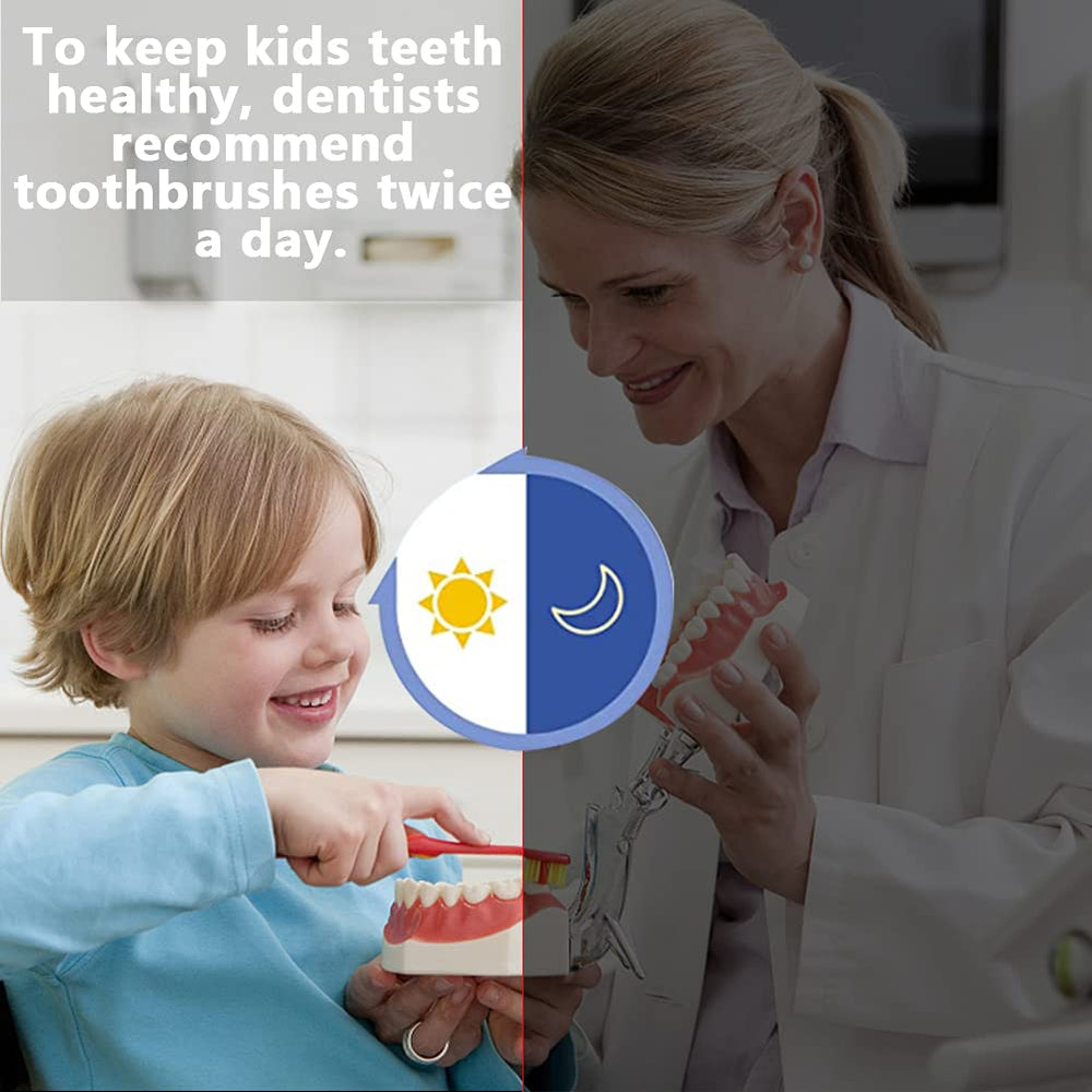 USB charging indicator on KRX Kids Electric Toothbrush