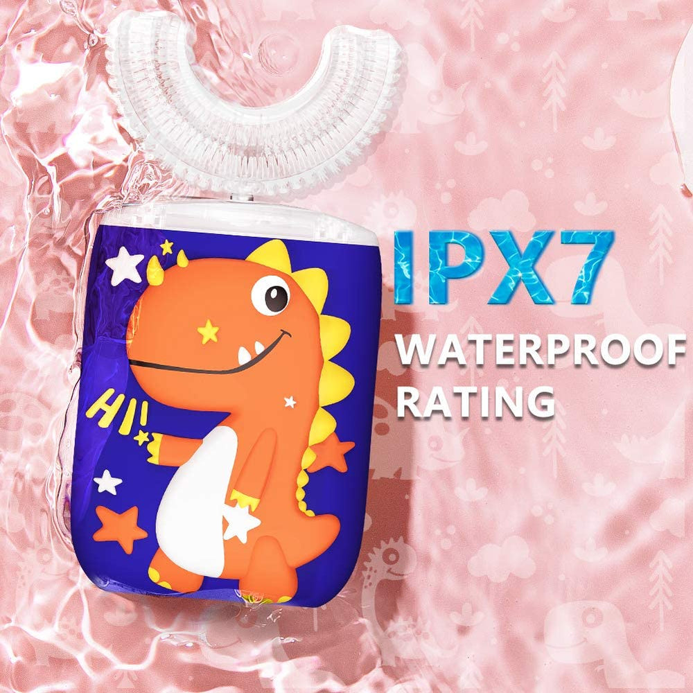 Gift-ready orange KRX kids toothbrush box