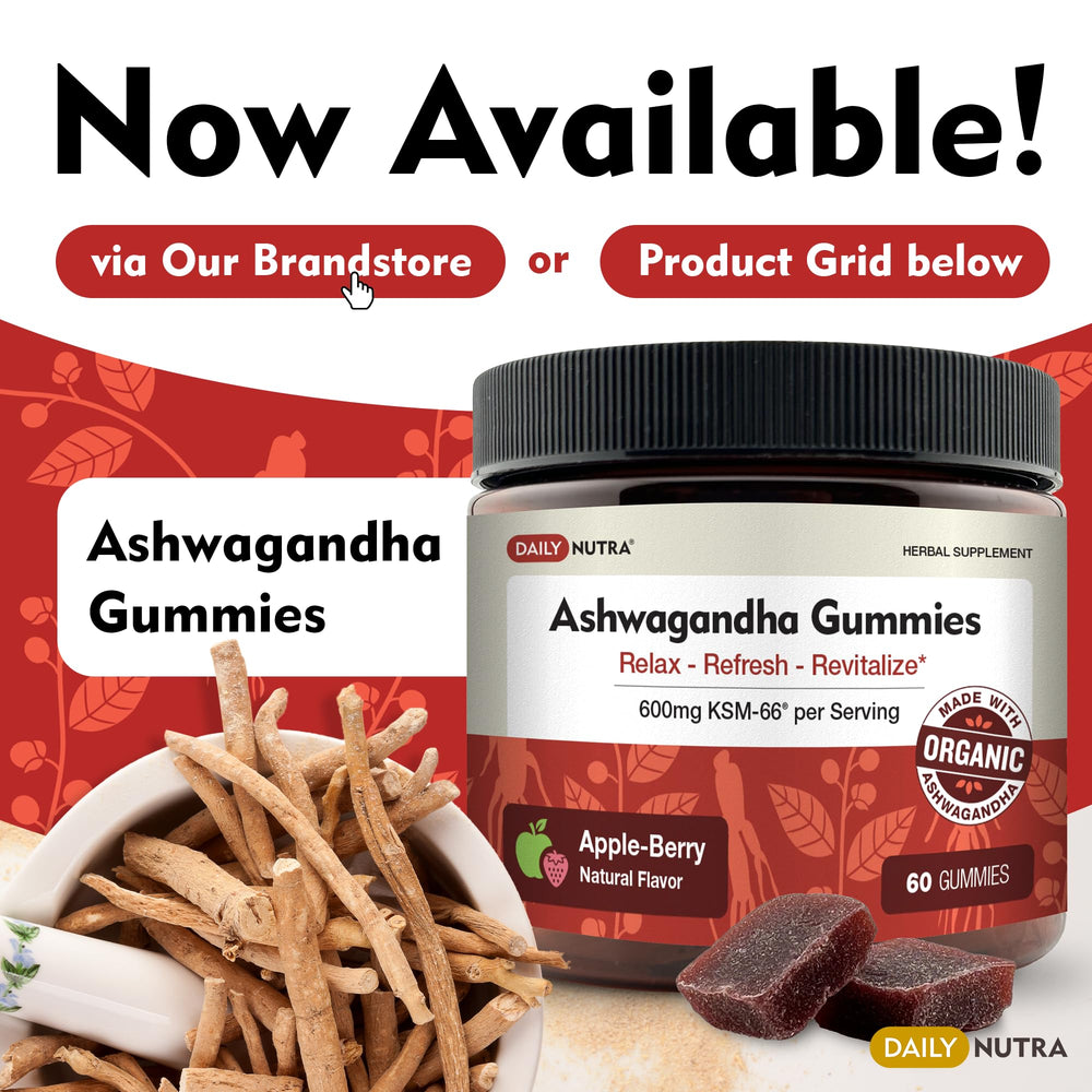 Nutritional facts panel of KSM-66 600mg bottle